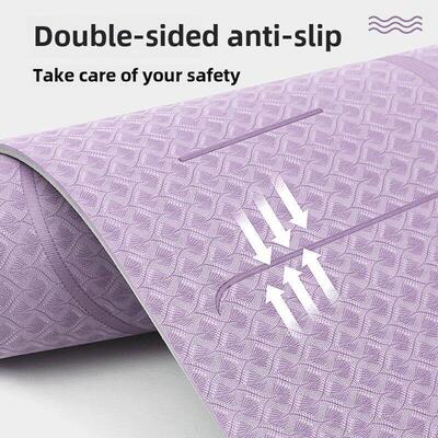Gym Fitness Durable Pilates Yoga Mat Exercise Thick Non-slip
