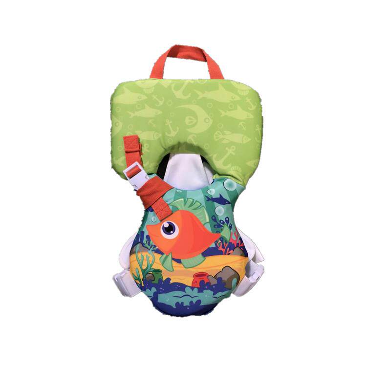 初生婴儿幼儿宝宝游泳浮力背心救生衣更安全舒适洗澡脖圈趴圈