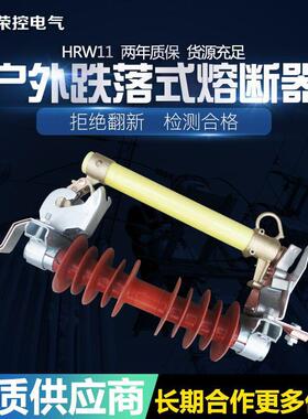 荣控HRW11-10/100A户外高压跌落式熔断器10KV变压器保护用熔断器