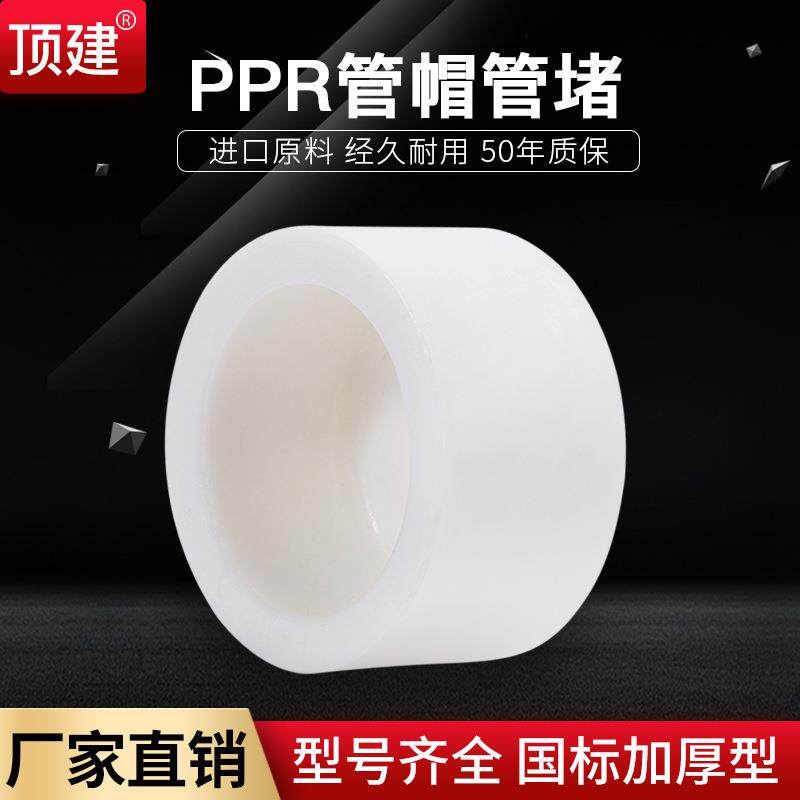 顶建管帽管堵管盖4分202532405063PPR水管配件自来水管接头