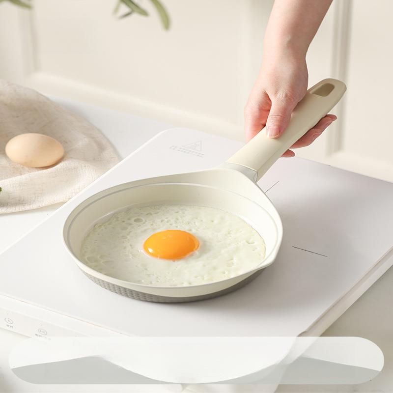 煎蛋锅陶瓷平底锅小煎锅迷你不粘锅煎蛋神器宝宝辅食早餐锅熙之锦
