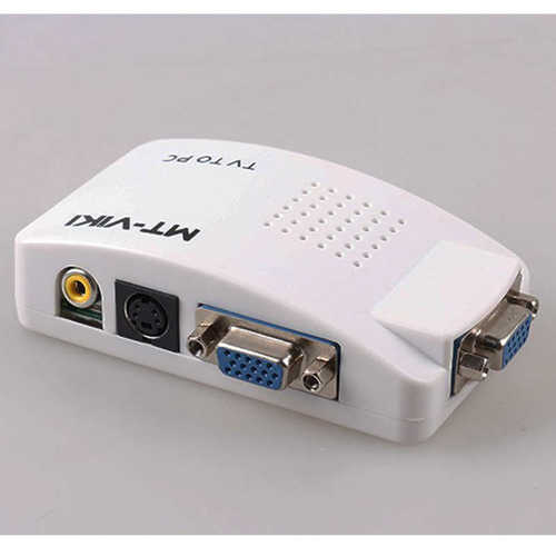 MT-TP02 迈拓维矩 AV/S端子转VGA转换器可输出CVBS VGA信号输出
