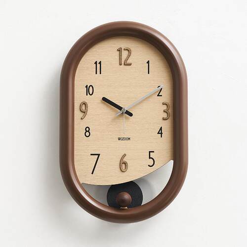 2wozoo款m油TYOS569风钟表挂钟客厅现代简约餐厅025新时奶钟挂墙