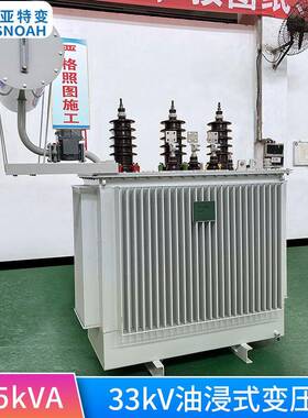 315kVA三相电力变压器33kv全铜油浸式变压器油浸式变压器厂
