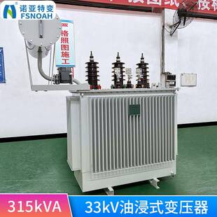 315kVA三相电力变压器 33kv全铜油浸式变压器 油浸式变压器厂