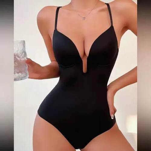 Deep V-neck waist shaping waist fitness yoga open cut