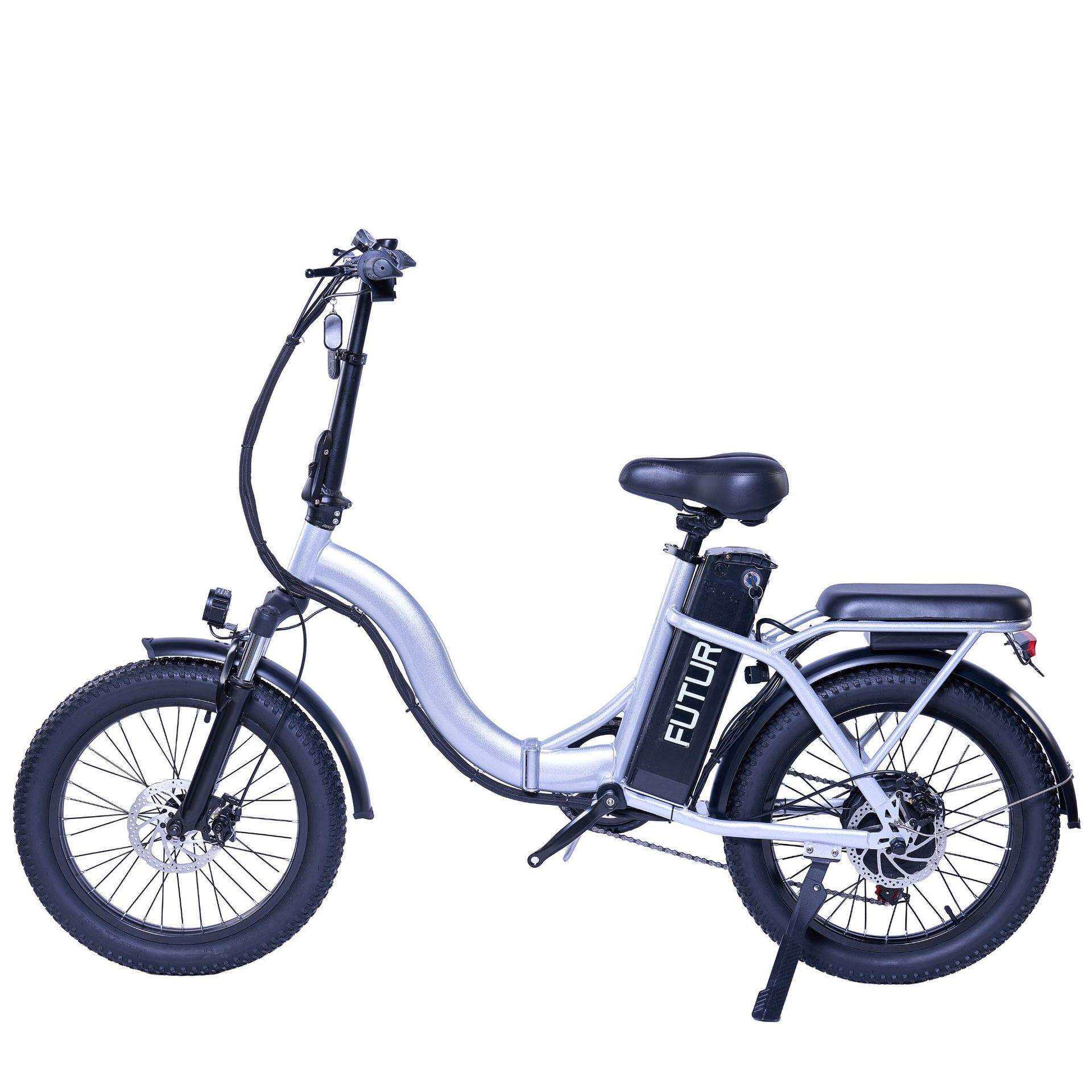 20寸雪地宽胎折叠电动自行车电助力自行车工厂直销ebike