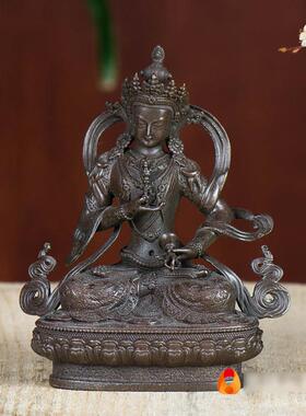 佛前桌面铜雕摆件台湾精工小铜像人物造型3寸民族风机器制造