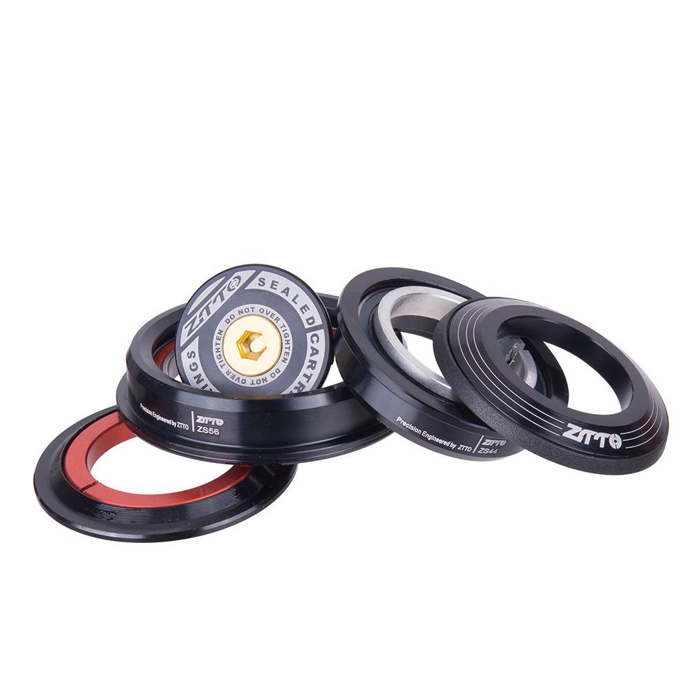 ZTTO山地车轴承锥形车头碗 44mm-55mm培林碗组适用锥管 直管前叉