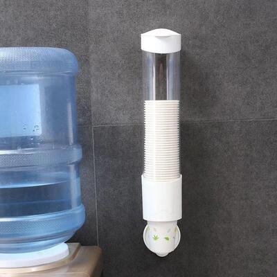 Paper Cup Dispenser Punch-free Disposable Cup Holder Wall