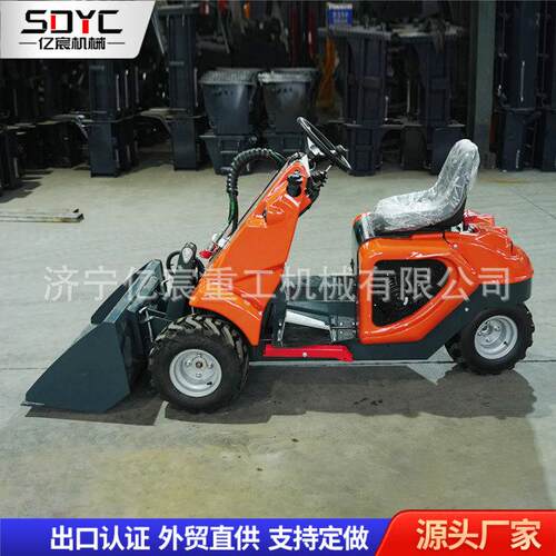 出口轮式小型装载机小型推土装载机驾驶型轮式三轮驱动小型装载机