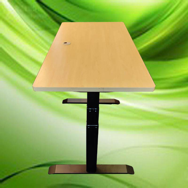 折叠手摇升降办公桌佛山电脑桌工作台可调节高度书桌钢制办公桌