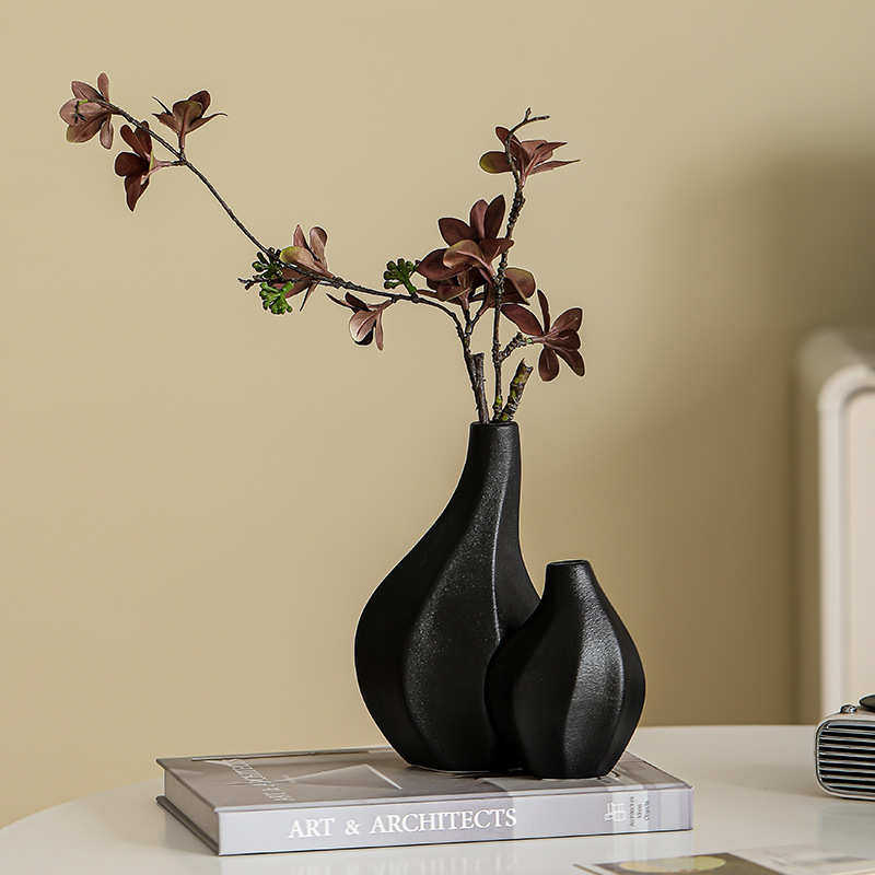 电视柜桌面摆件客厅插花新陶瓷花瓶高级感现代简约风白色艺术,家居饰品,花瓶,淘宝优惠券,粉丝福利购,淘宝优惠卷