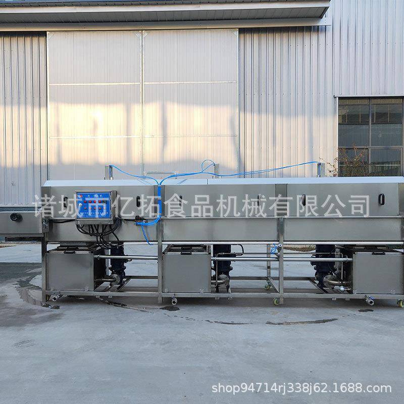 批量定制全自动高压喷淋洗筐机定做洗筐机连续式清洗吹干线