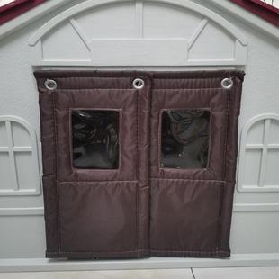 户外宠物狗屋专用棉门帘子加厚防水防风雨冬季保暖狗窝狗舍笼门帘