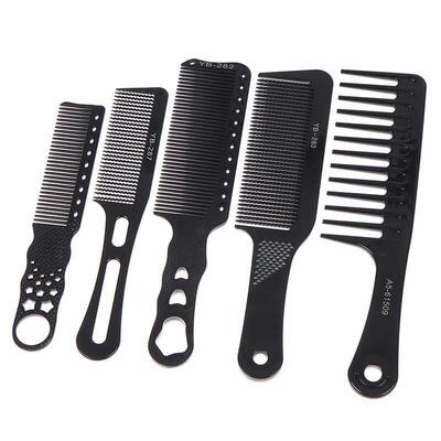 Professional Hair Cutting Comb Carbon Comb Salon Barber Styl