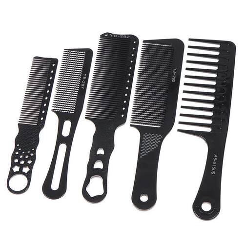 Professional Hair Cutting Comb Carbon Comb Salon Barber Styl