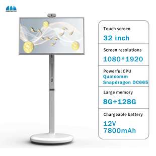 闺蜜机32英寸随心屏大平板无线投屏娱乐直播可移动电视触摸一体机