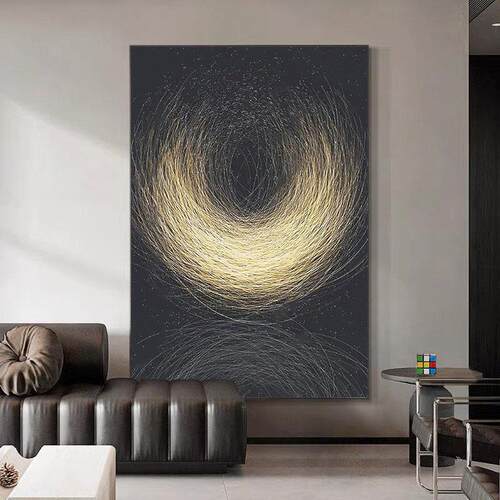 意式极简高级感客厅挂画轻奢抽象小众艺术壁画走廊过道玄关装饰画