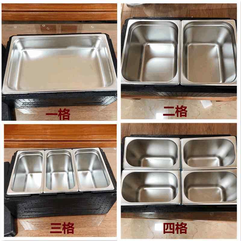 EPP学校送餐箱商用水果冷藏箱不锈钢份数盆保温箱中央厨房配送