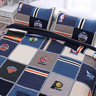 单人床绣三件套男孩款 丝体贴电商 女孩件套立家居华两盖布