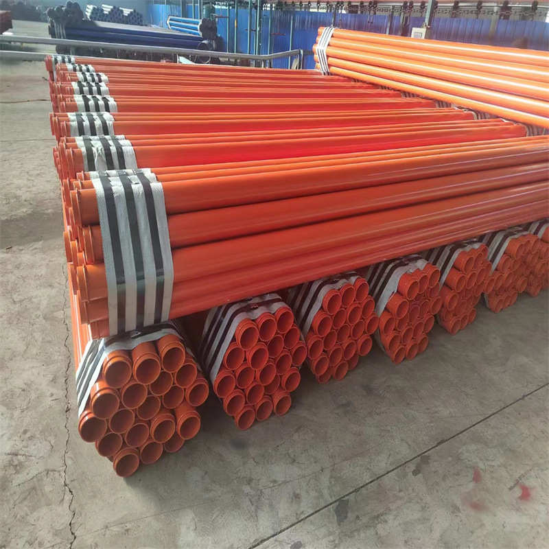 矿用双法兰焊接大口径涂塑钢管消防沟槽涂塑复合钢管内外涂塑钢管