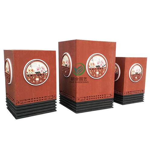 浙江颐合花箱 景观组合PVC微发泡板花箱容器提供安装新款热销