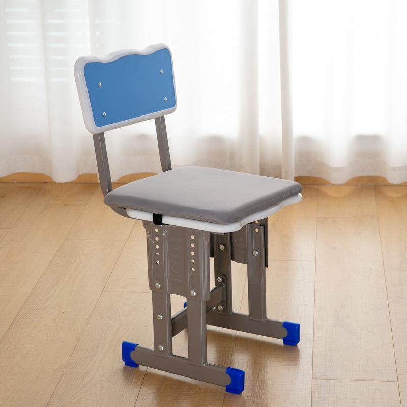 单人靠背椅子家用凳子可调节小学生课桌椅可升降办公椅儿童学习椅