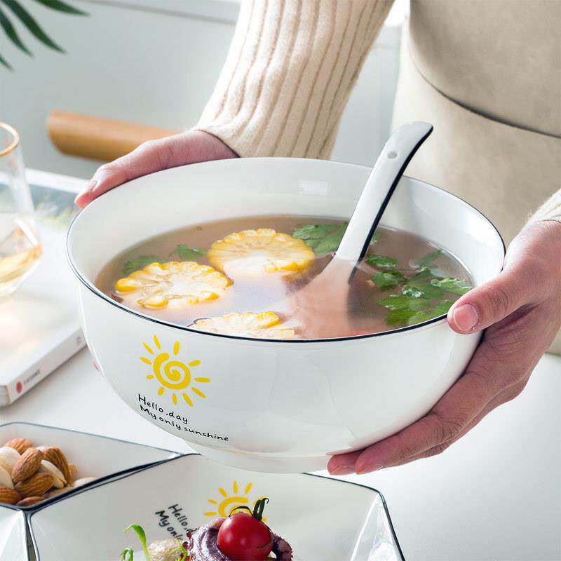 创意网红拼盘餐具 北欧风碗碟套装 团年饭家用陶瓷碗菜盘子组合