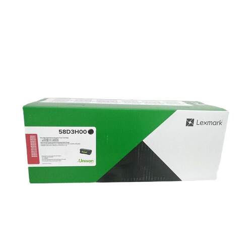 利盟碳粉盒58D3H00黑色 58D3U00 MS821dn/MS822de/MS725dvn