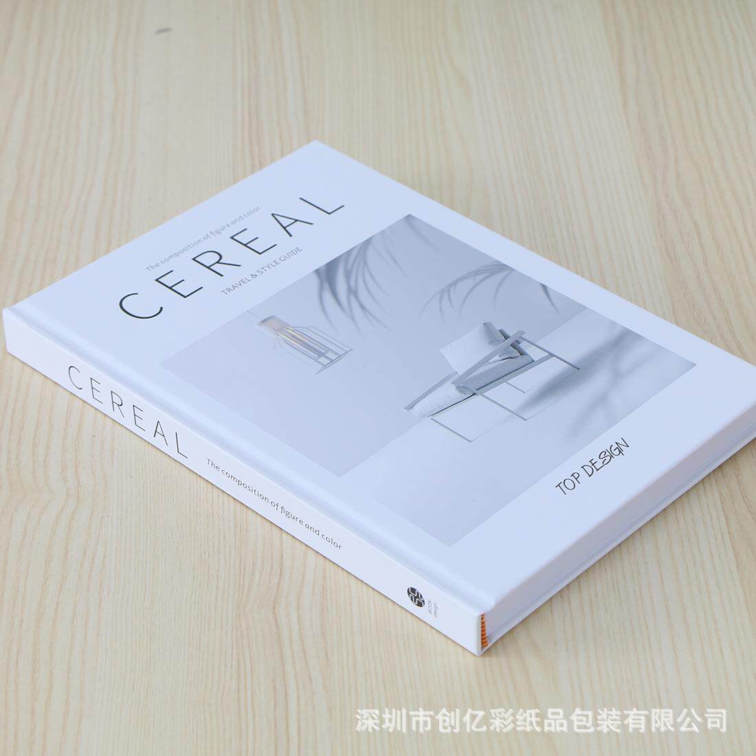 新款直销2023软装样板房别墅酒店样板房装饰硬壳精装彩色可翻页英