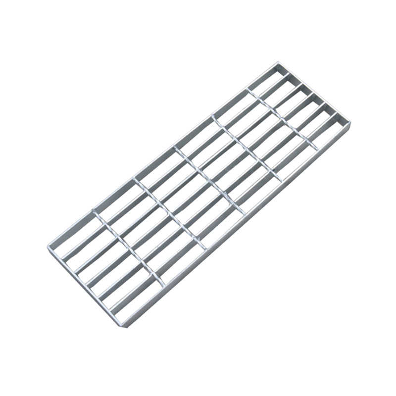 T型楼梯踏步板 Q235不锈钢格栅平台防滑齿形楼踏步焊接固定钢格板