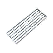 T型楼梯踏步板 Q235不锈钢格栅平台防滑齿形楼踏步焊接固定钢格板