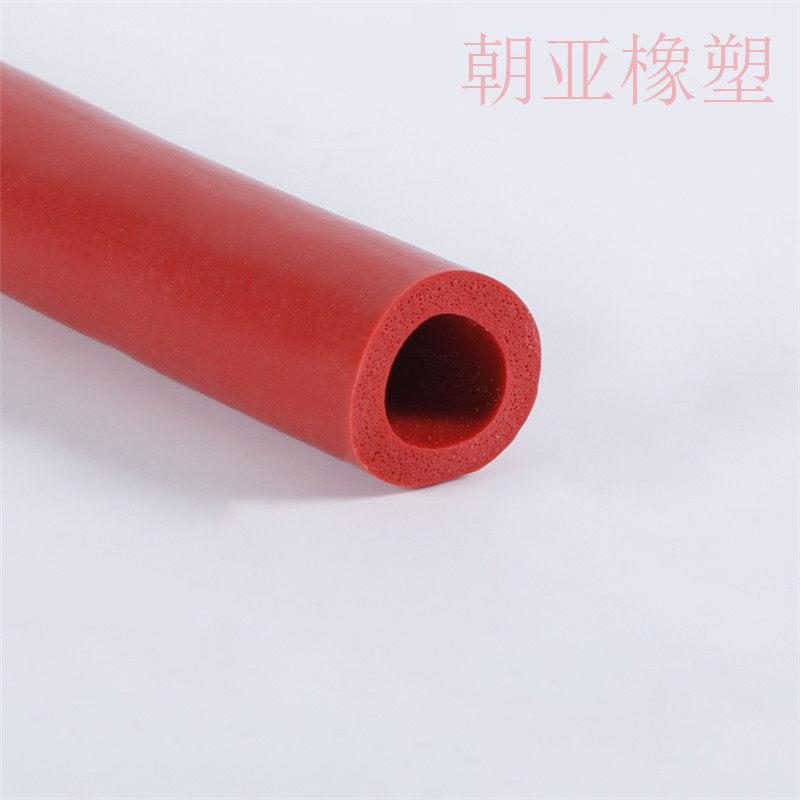 硅胶发泡管耐温发泡硅胶软管防护防滑海棉管开孔发泡海棉软管