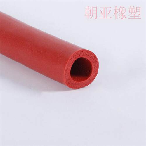 硅胶发泡管耐温发泡硅胶软管防护防滑海棉管开孔发泡海棉软管