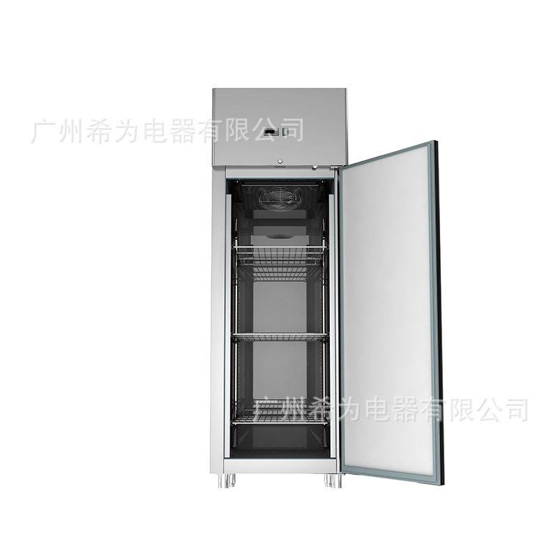 风冷立式厨房柜商用不锈钢大门双门冷藏冷冻身雪柜插盘柜冰箱