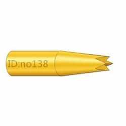 华荣 P75-F/PA75-F镀金小四爪针 1号测试探针 1.0*16.5mm 进口CPM