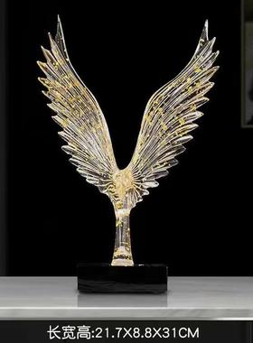 高档新款大家展宏图高档大气大鹏展翅创意摆居客厅办公室酒柜饰装