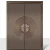 精雕铸铝门简约别墅大门双开门入户门单开门家用子母门乡村防盗门