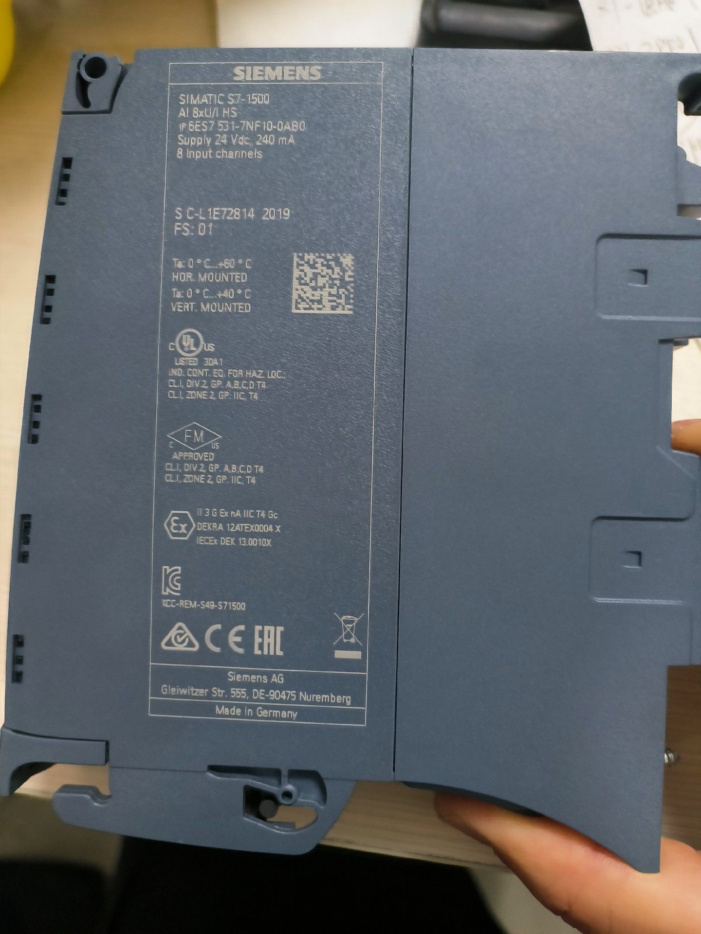 西门子1500系列 531-7NF10成色充新功能完好