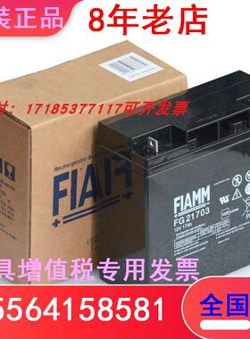FIAMM非凡FG21703蓄电池12V17AH铅酸免维护直流屏UPS照明应急系统