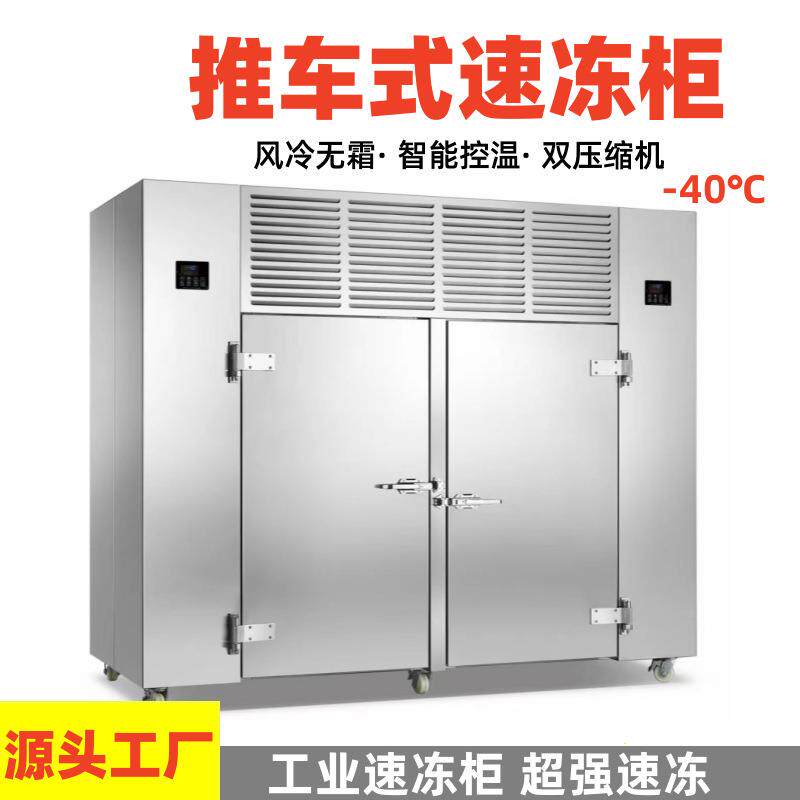 商用推车式速冻柜急速冷冻柜海参饺子包子风冷零下40度大型60盘
