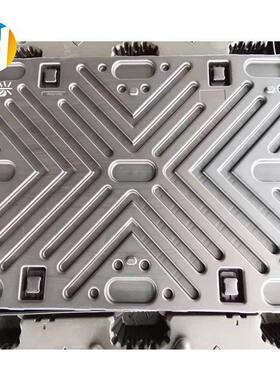 16优GJW00*1150吹叠塑地盖折围板箱天零件周转箱蜂窝板塑料箱惠