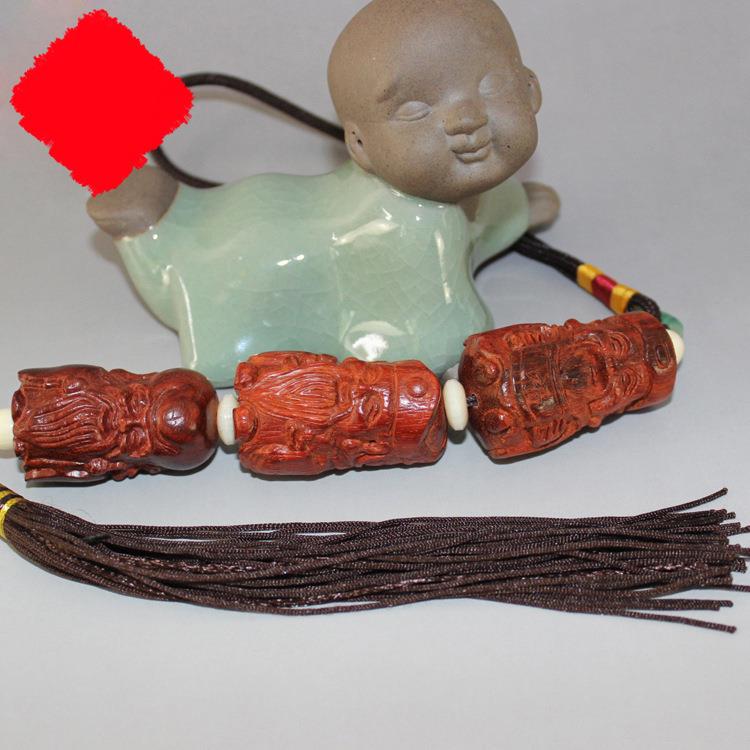 印度小叶紫檀福禄寿手把件摆件雕刻小摆件手把件