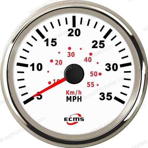 ECP改装车汽车电车船用仪表步进电机指针脉冲气压式速度表35MPH