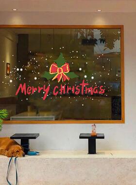 Christmas Window Stickers Merry Christmas Decorations for Ho