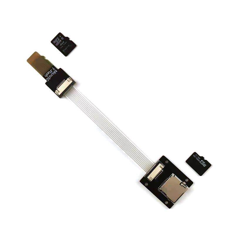 摄像头汽车TF耐热延长线micro SD TF外接外置外转TF SD 转换板线