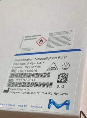 Millipore硝酸纤维素膜NC膜HATF00010实验精密超滤超滤膜