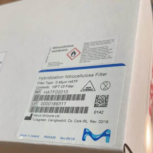 Millipore硝酸纤维素膜NC膜HATF00010实验精密超滤超滤膜