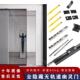 可承重80kg全隐藏无轨道幽灵门双缓冲滑轨专用木门铝框门五金配件